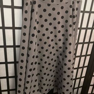 RockSteady Gray Maxi A-Line Skirt for Casual Occasions